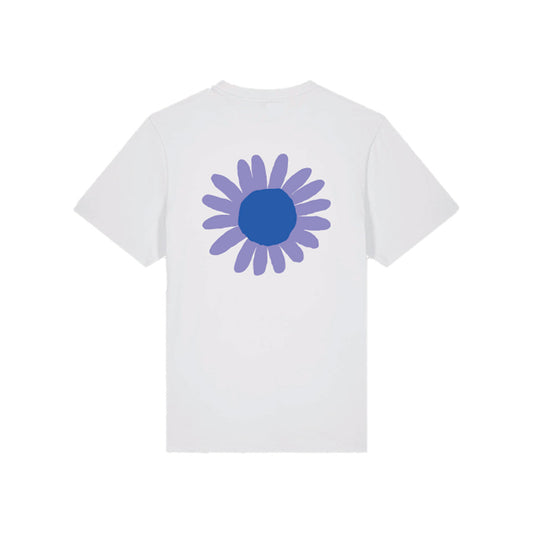 Onze Metres Carrés Blue Flower Blanc