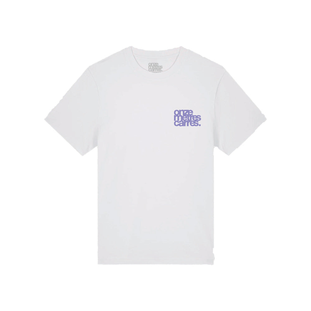 Onze Metres Carrés Blue Flower Blanc