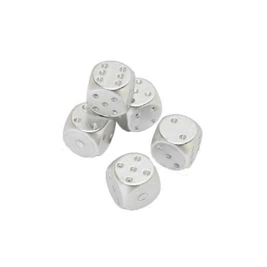 Independent Bar Logo Dice Set Argent