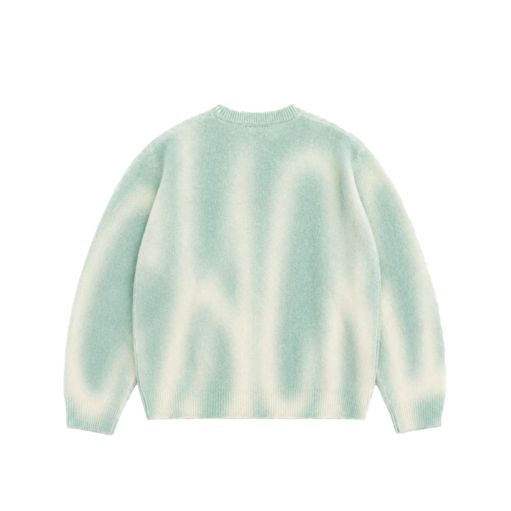 Jacker Blur Knit AOP Vert Menthe