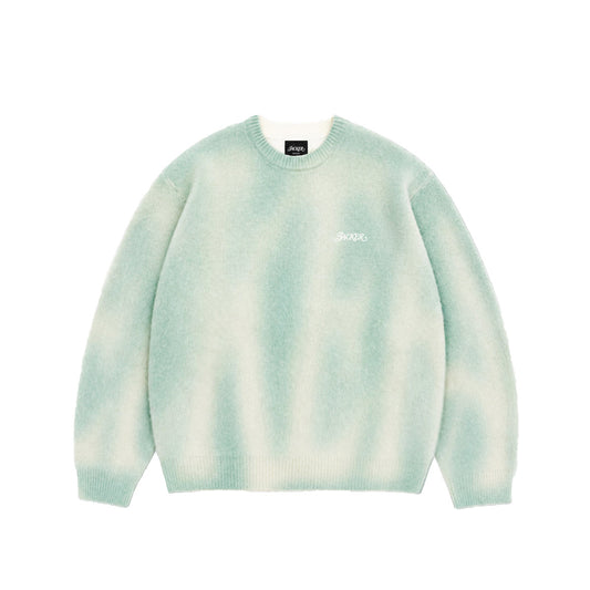 Jacker Blur Knit AOP Vert Menthe