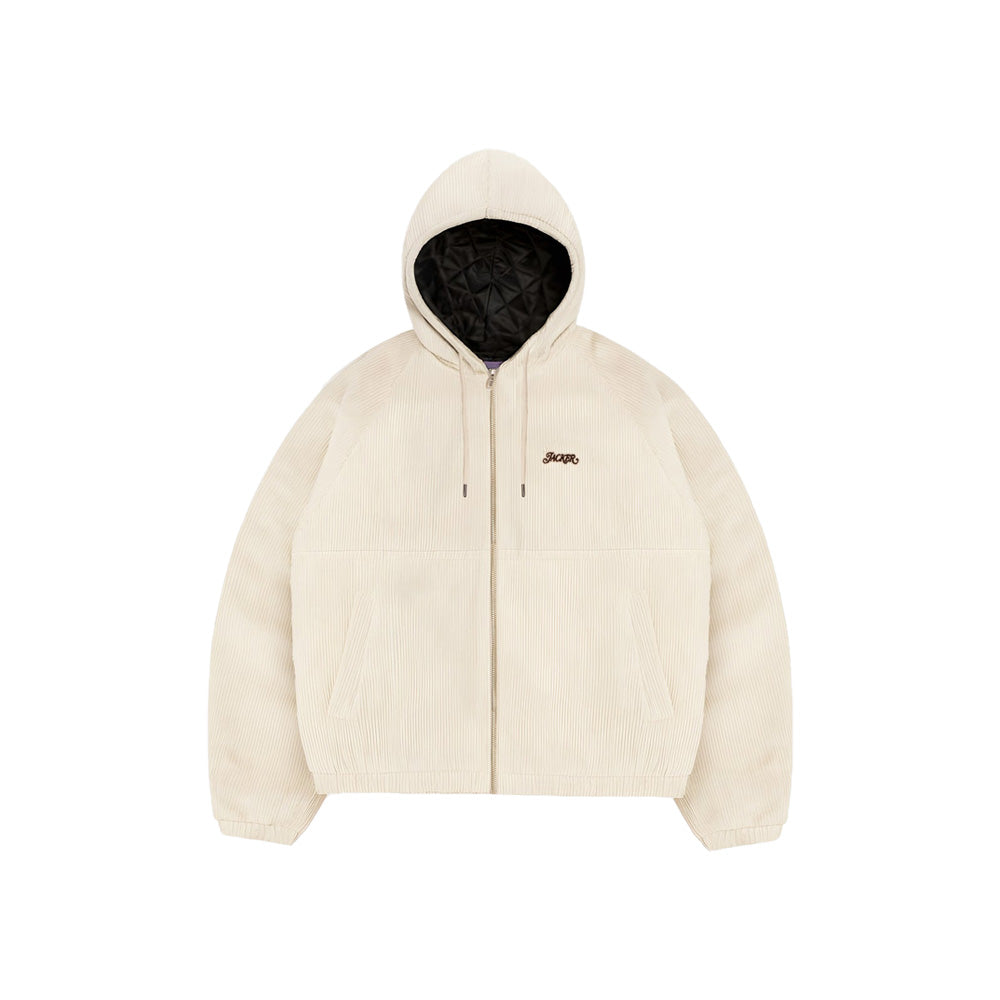 Jacker Hood Corduroy Beige