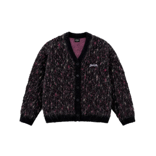 Jacker Snug Cardigan Noir Violet