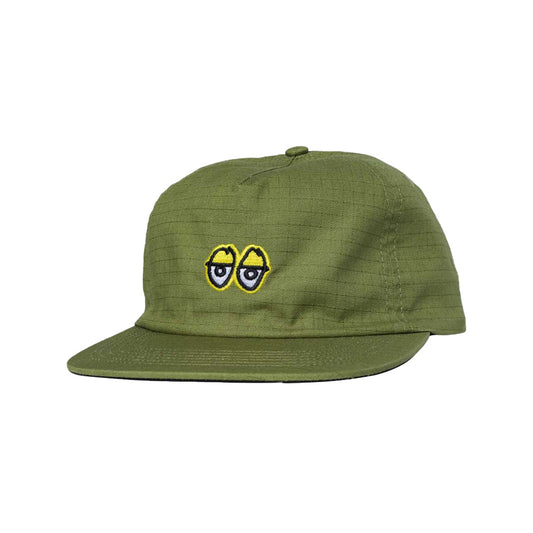 Krooked Eyes Snapback Olive