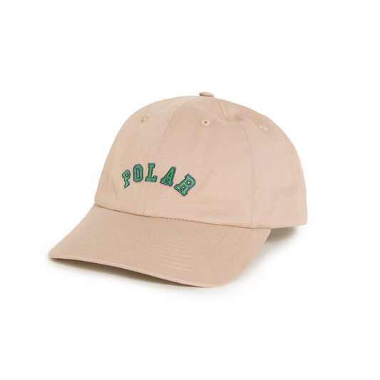 Polar Skate Co. Sai Cap College Logo Beige