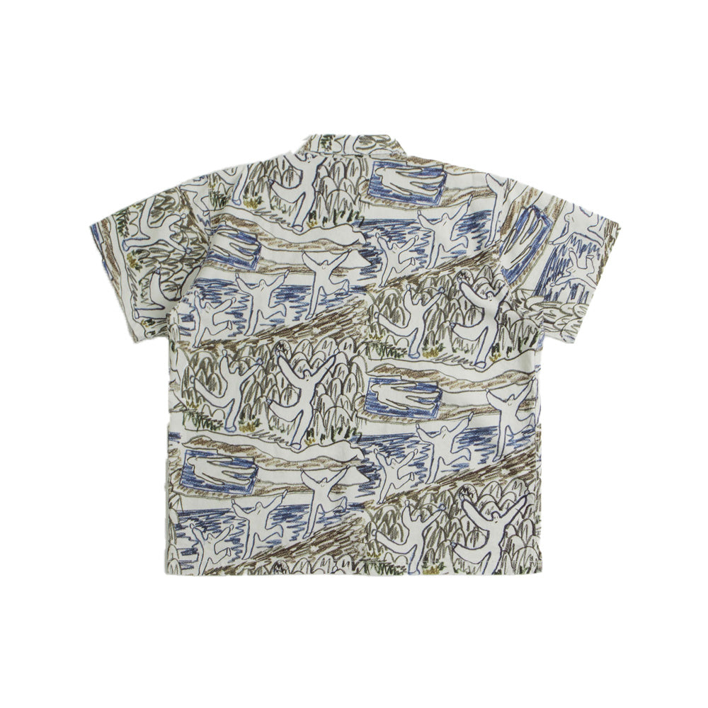 Polar Skate Co. Tom Shirt Beach Day Blanc