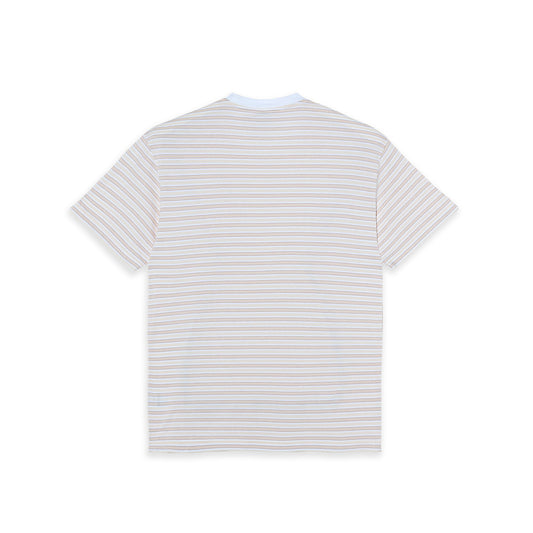 Polar Skate Co. Tee Stripe Blanc Creme