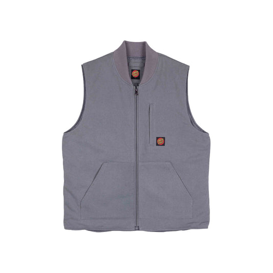 Santa Cruz Classic Label Vest Gris Foncé