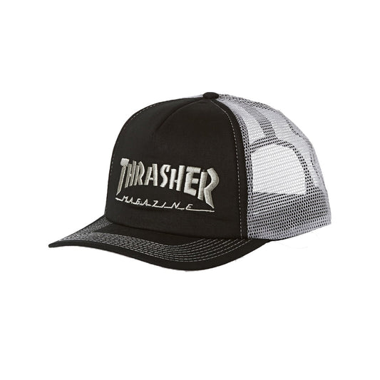 Thrasher Mag Logo Mesh Embroidered Noir