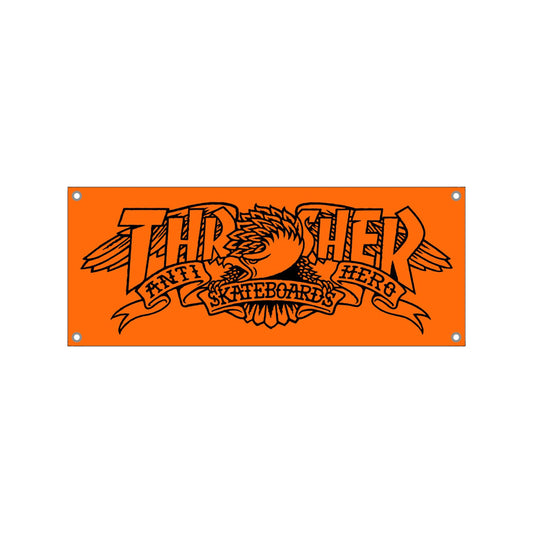 Thrasher Bannière Orange