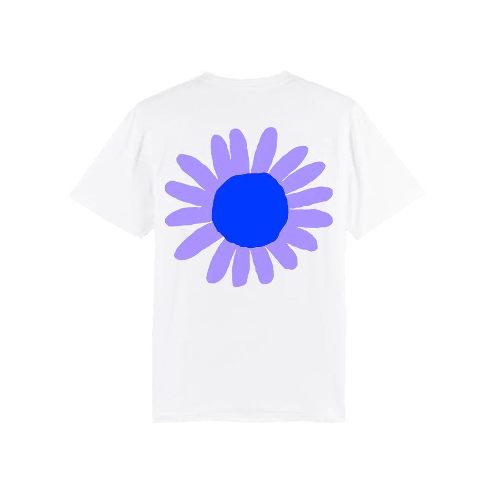 Onze Metres Carrés Blue Flower Blanc