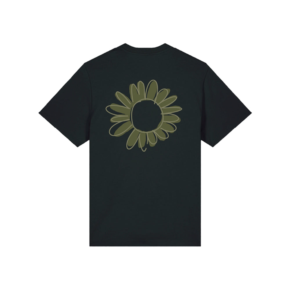 Onze Metres Carrés Flower Kaki Draw Noir