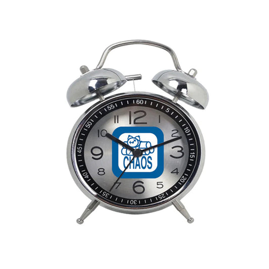 411VM Chaos Alarm Clock Noir / Argent