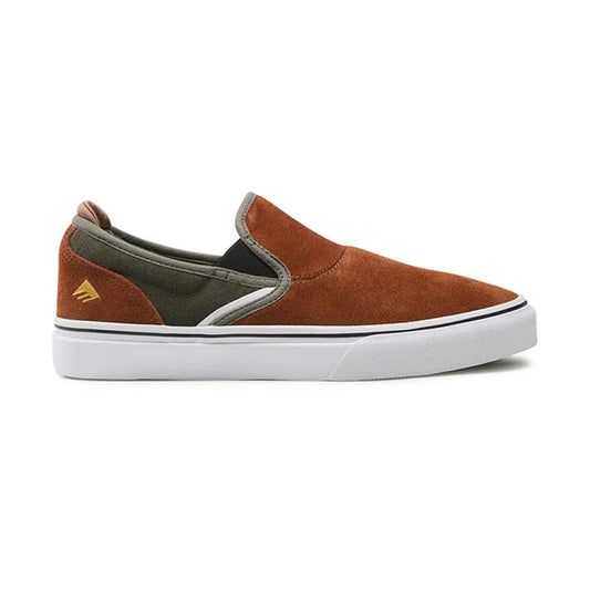 Emerica Wino G6 Slip-on Marron / Vert