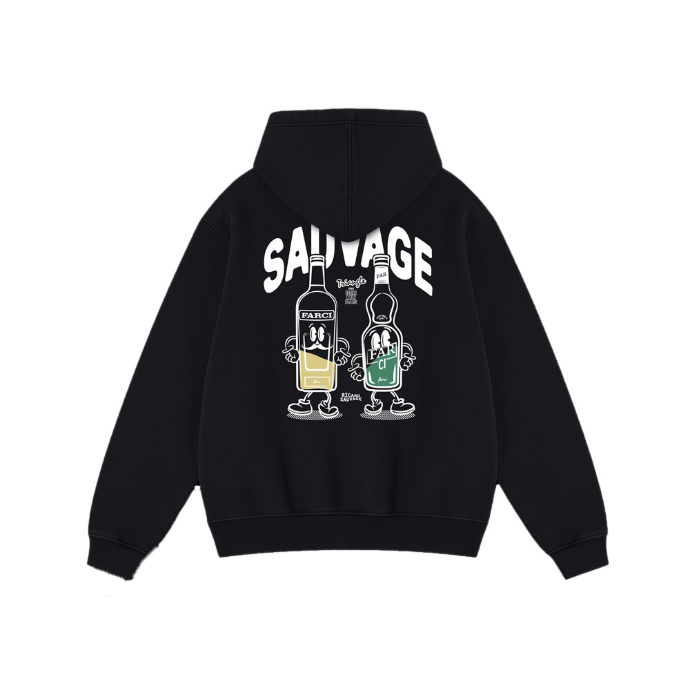 Farci Sauvage Zip Noir