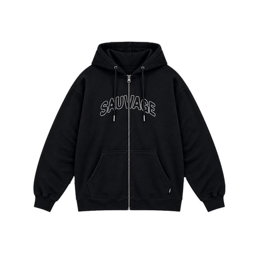 Farci Sauvage Zip Noir