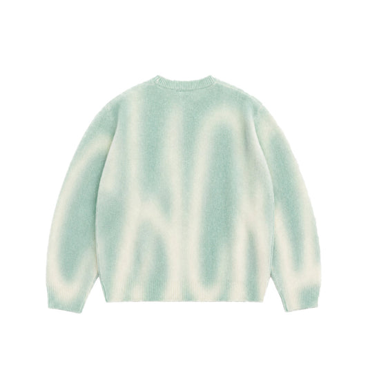 Jacker Blur Knit AOP Vert Menthe