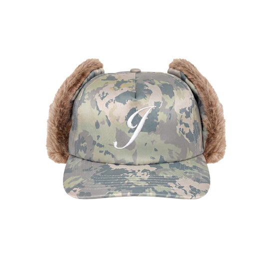 Jacker Flap Ear Cap Snapback 5 Panel Desert Camo