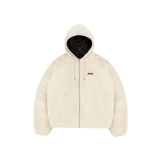 Jacker Hood Corduroy Beige