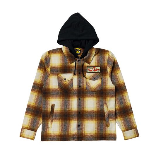 Krooked Double OK Flannel Marron