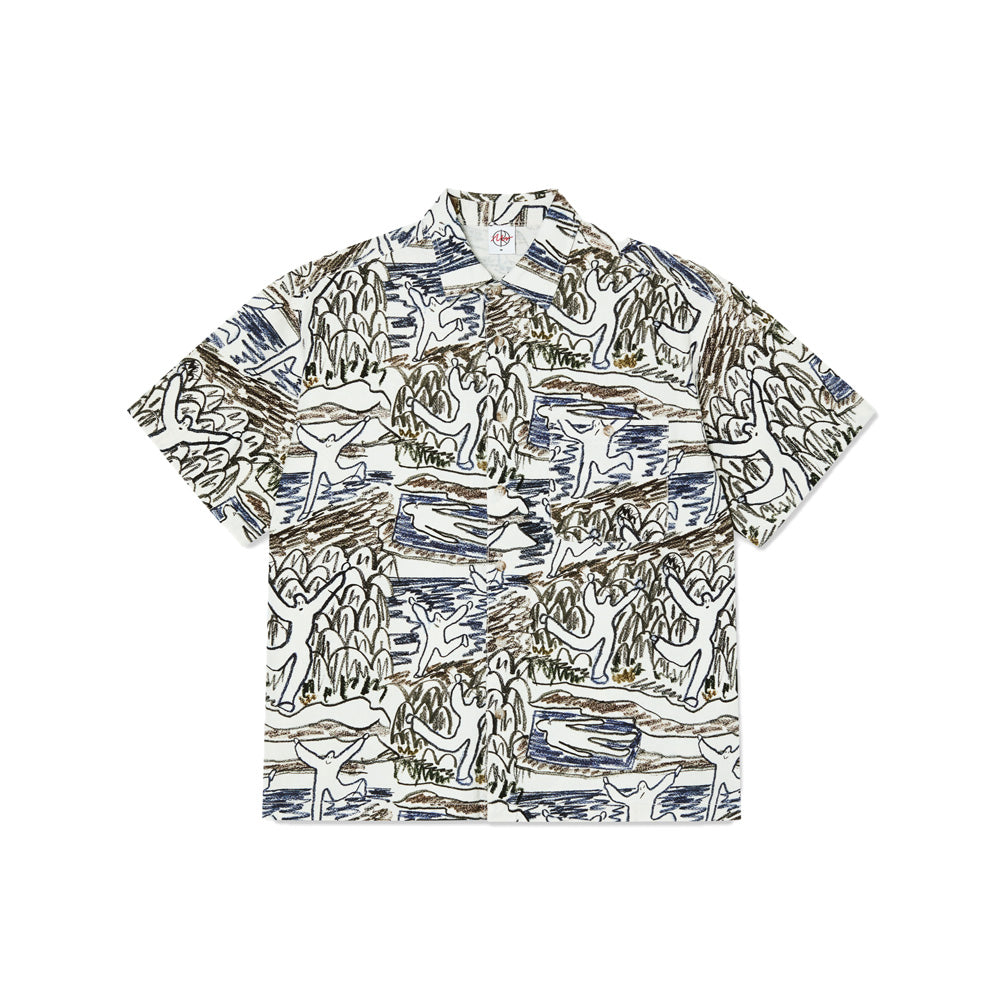 Polar Skate Co. Tom Shirt Beach Day Blanc