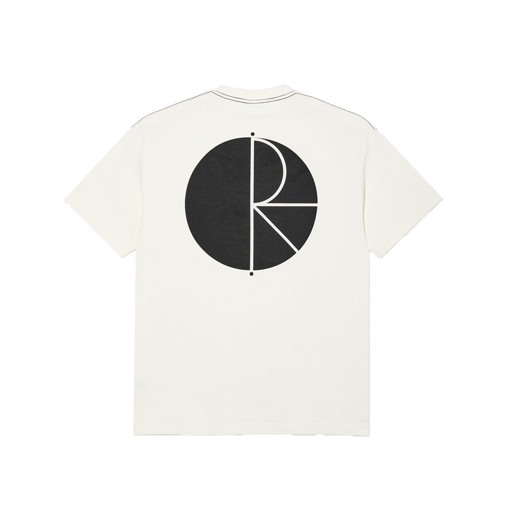 Polar Skate Co. Contrast Tee Fill Logo Crème