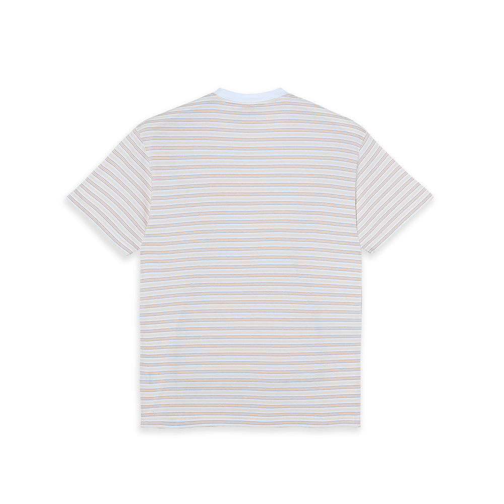 Polar Skate Co. Tee Stripe Blanc Creme