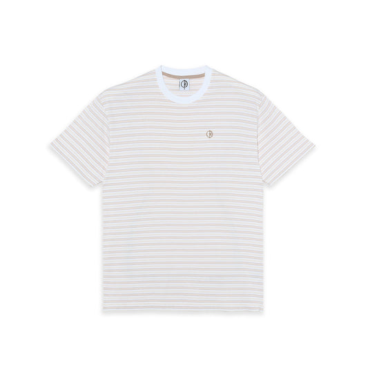 Polar Skate Co. Tee Stripe Blanc Creme