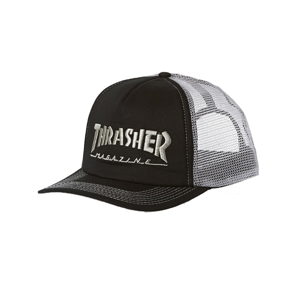 Thrasher Mag Logo Mesh Embroidered Noir